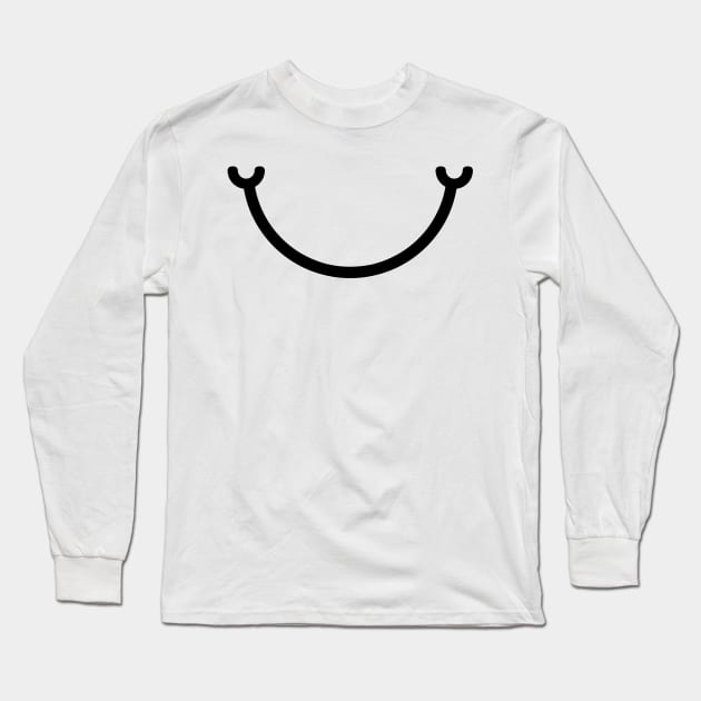 Smiley smile mouth Long Sleeve T-Shirt by youokpun